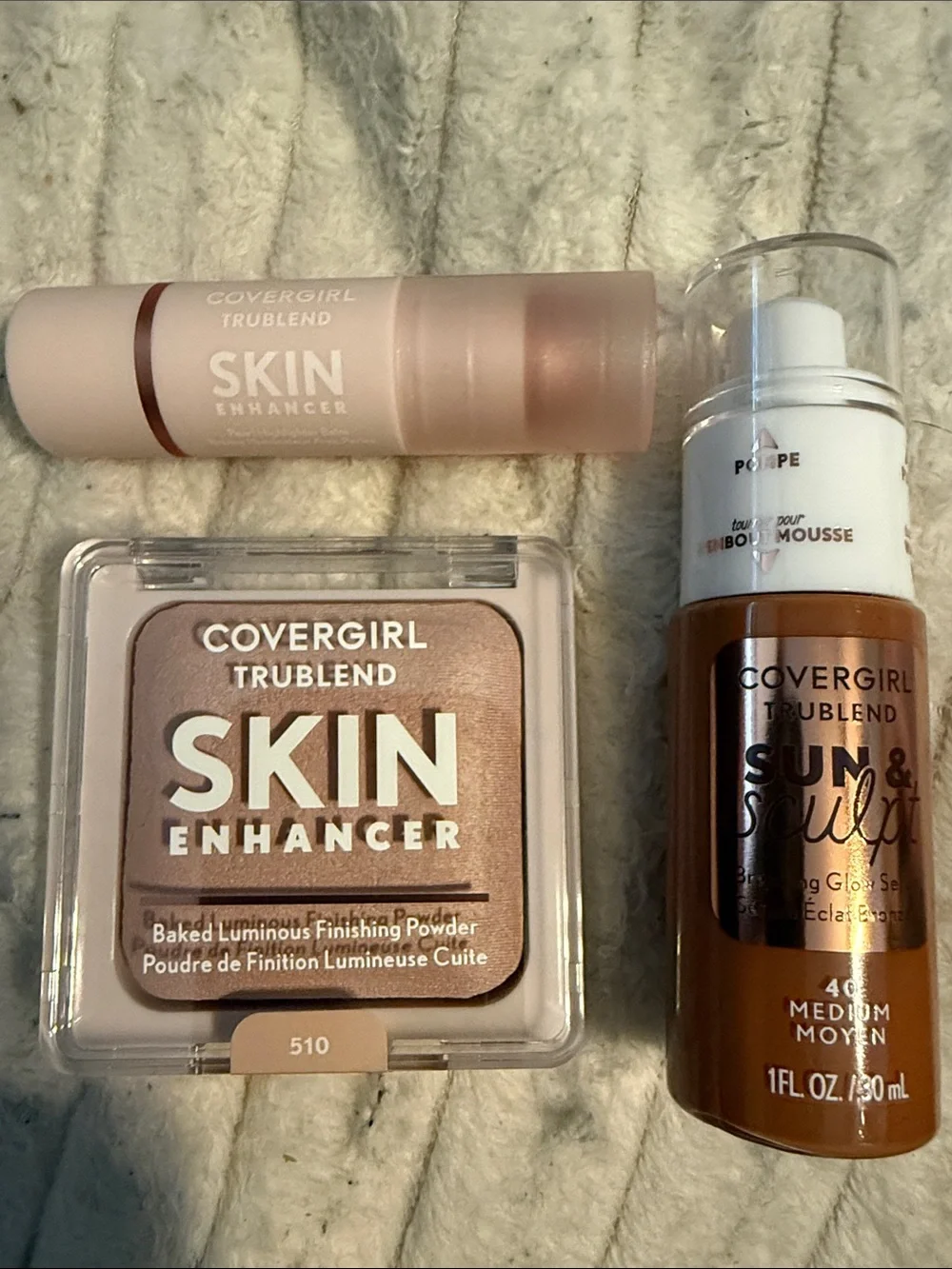 COVERGIRL TruBlend Skin Enhancer Trio - Rose, Bronze, Nude